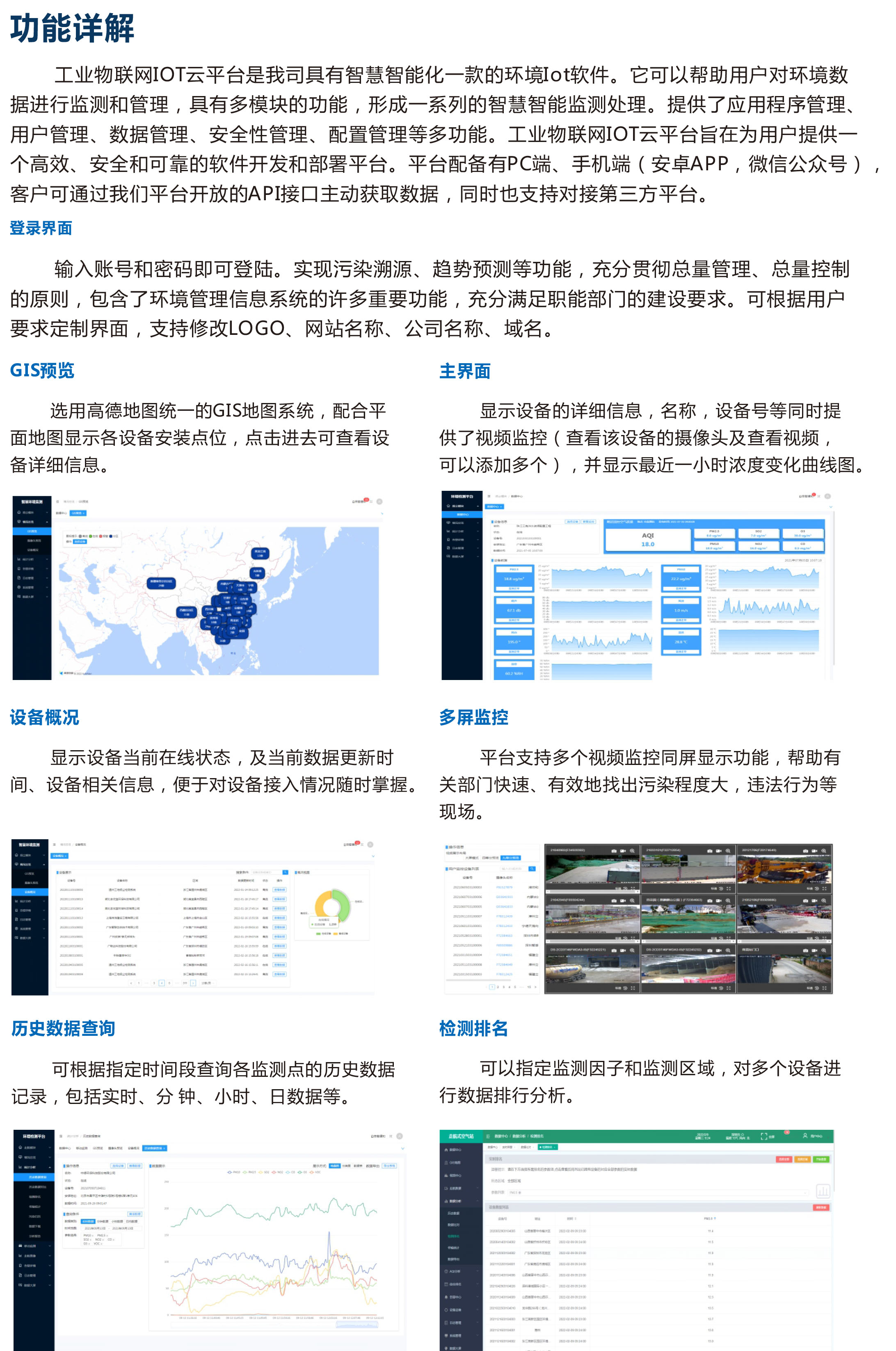 工业物联网监管服务平台 智慧工业IOT智能云平台